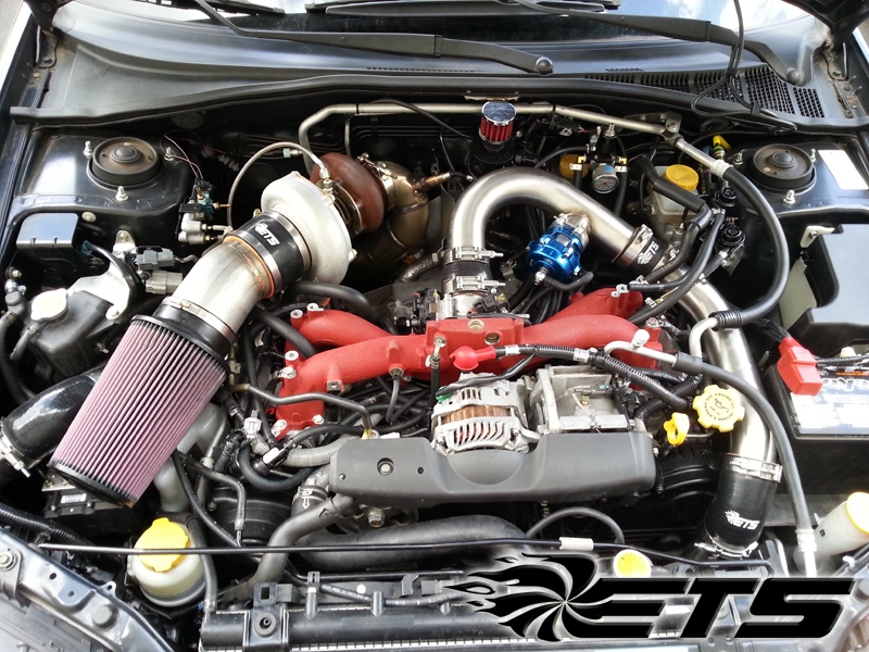 rotated turbo kit wrx